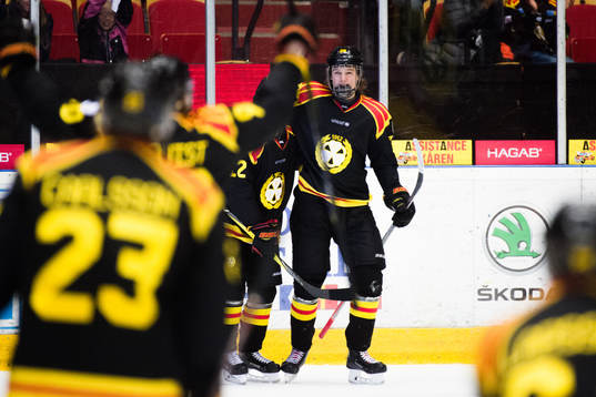 Brynäs Marcus Westfält jublar