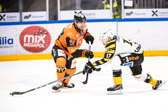 Karlskronas Daniel Gunnarsson  och Skellefteås Pär