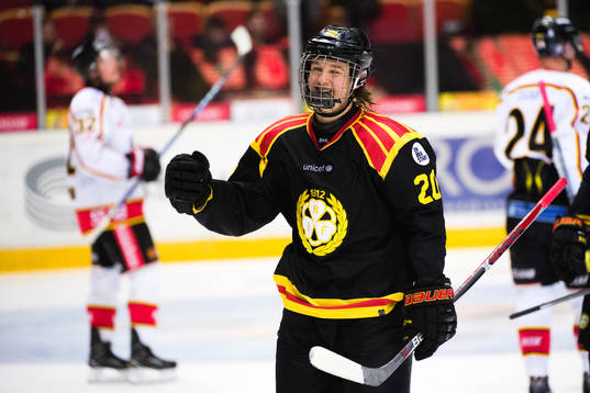 Brynäs Marcus Westfält jublar