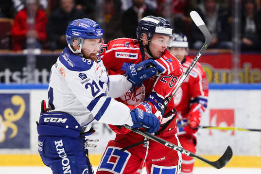 Leksands Mattias Ritola och Västerviks Patrik Blomberg