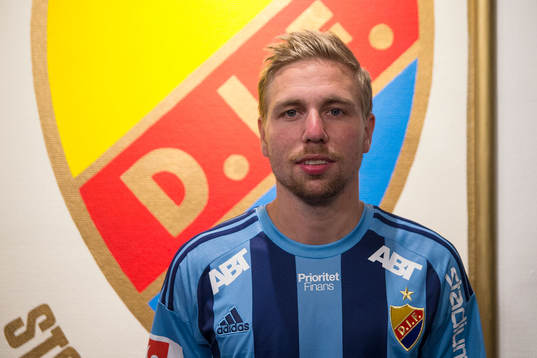 Djurgårdens nyförvärv Jonathan Ring ses på en