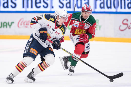 Djurgårdens Alexander Fällström och Moras Andrew Kozek