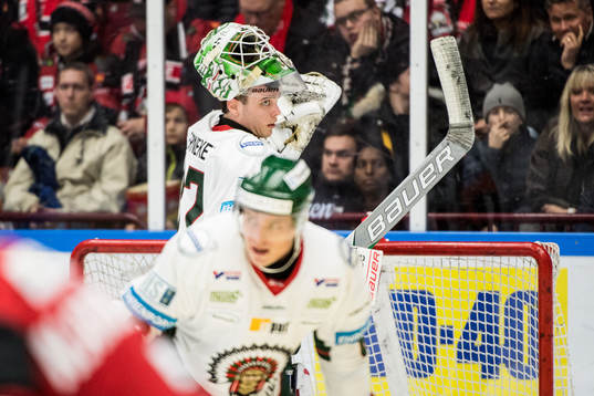 Frölundas målvakt Johan Gustafsson