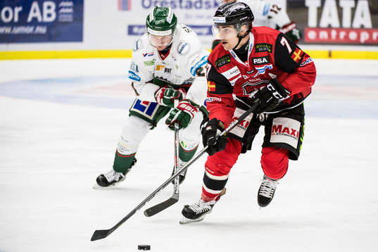 Malmö Redhawks Nils Andersson och Frölundas Christoffer