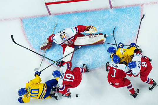 Sveriges Marcus Davidsson och Glenn Gustafsson utmanar