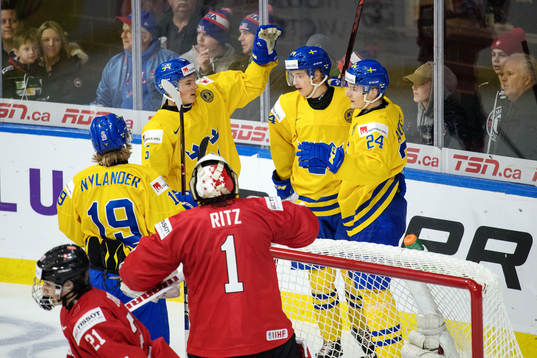 Sveriges Alexander Nylander, Gustav Lindström, Elias
