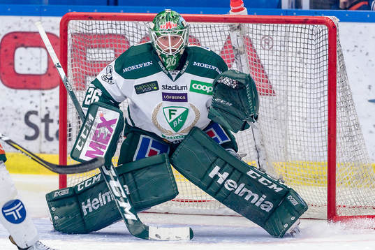 Färjestads målvakt Stefan Steen