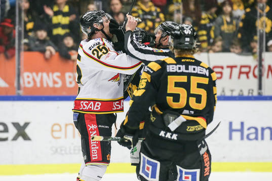 Skellefteås Mark Katic och Michael Kostka