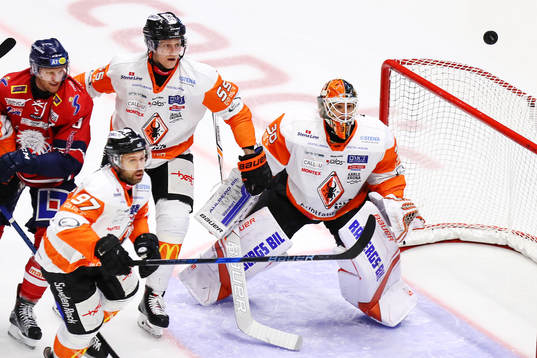 Karlskronas Per Ledin, David Printz och målvakt Henrik