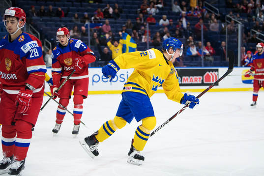 Sveriges Glenn Gustafsson jublar