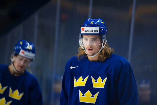 Axel Jonsson Fjällby på Sveriges träning