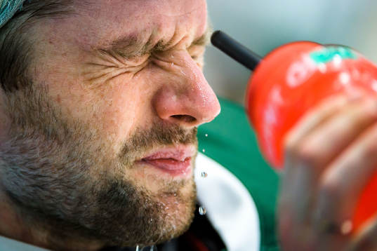 Färjestads målvakt Lars Haugen