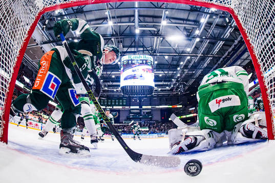 Färjestads Marcus Nilsson jublar