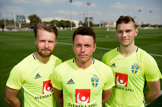 Sveriges och Djurgårdens Jacob Une Larsson, Kerim Mrabti