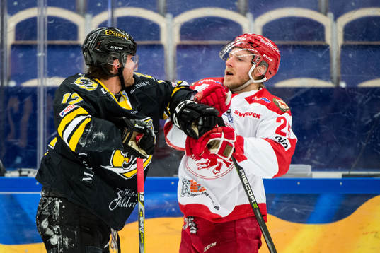 Panterns Robin Dahse i bråk med Trojas Mattias Åkesson