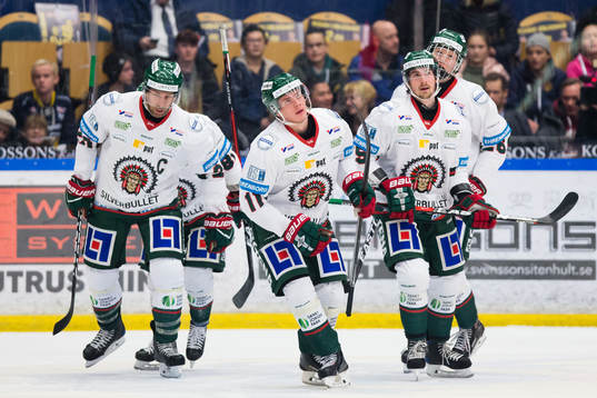 Frölundas Joel Lundqvist, Victor Olofsson, Adam Almqvist