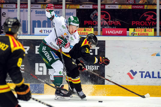 Frölundas Matt Donovan och Brynäs Elias Fälth