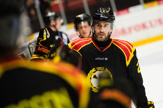 Brynäs Drew Miller jublar