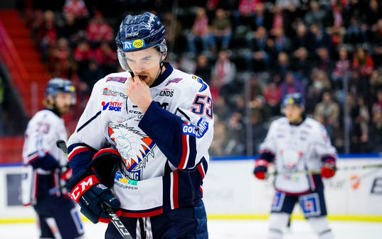 Linköpings Eddie Larsson deppar