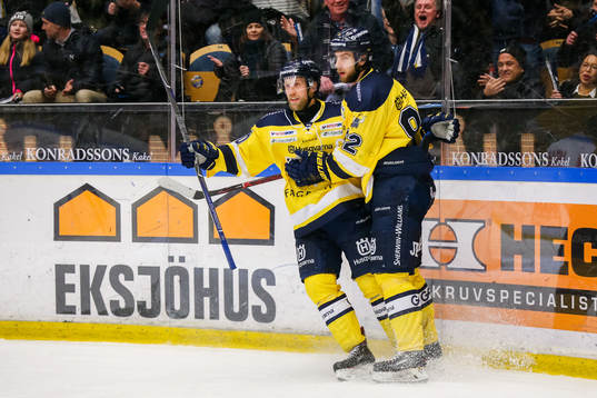 s Martin Thörnberg och Kevin Stenlund jublar