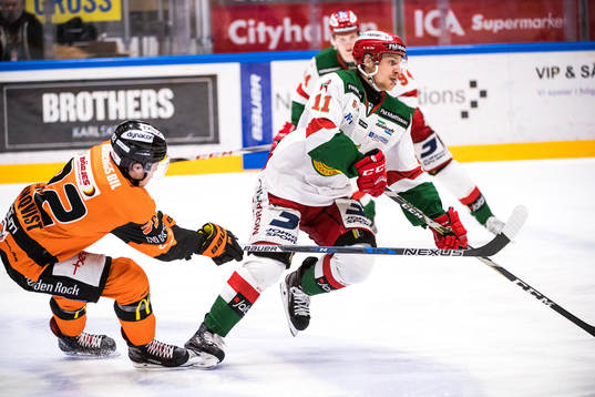 Karlskronas Henrik Törnqvist  och Moras Alexander Hilmerson