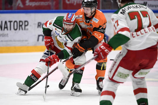 Moras Tomas Skogs och Karlskronas Emil Lundberg