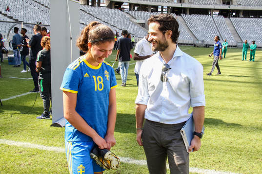 Prins Carl Philip och Loreta Kullashi
