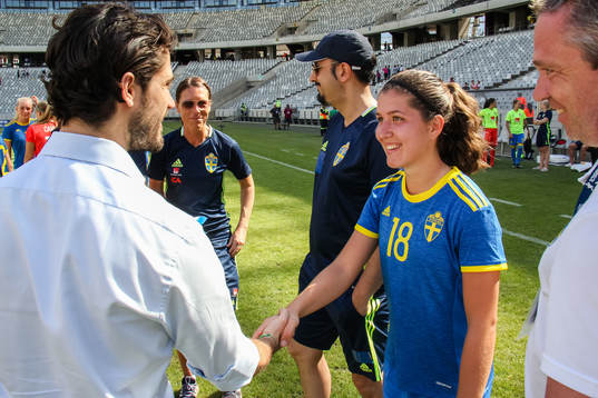 Prins Carl Philip och Loreta Kullashi