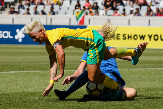 Sveriges Stina Blackstenius med en brytning