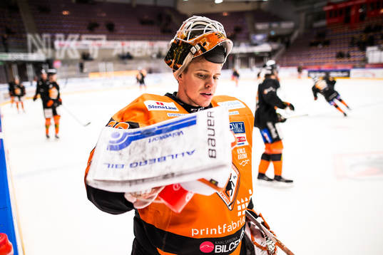 Karlskronas målvakt Henrik Lundberg