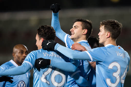 Malmö FFs Alexander Jeremejeff jublar