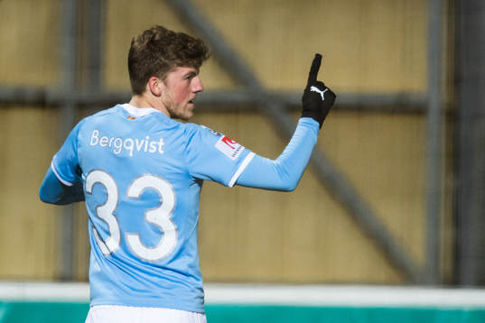 Malmö FFs Teddy Bergqvist jublar