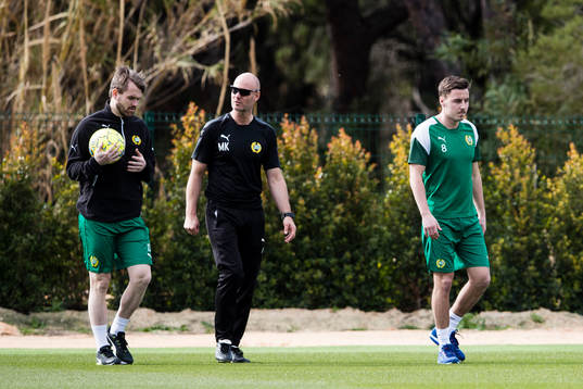 Hammarbys Mads Fenger Nielsen,  medicinskt ansvarige Mikael