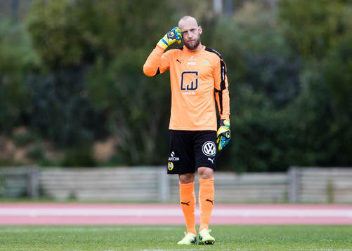 Hammarbys målvakt Benny Lekström