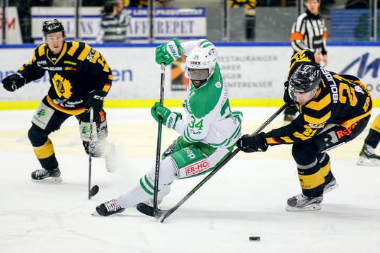Rögles Edwin Hedberg och Skellefteås Jimmie Ericsson