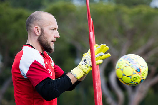 Hammarbys målvakt Benny Lekström