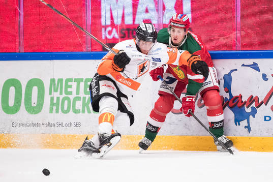 kamp mellan Karlskronas Marcus Paulsson och Moras Robin