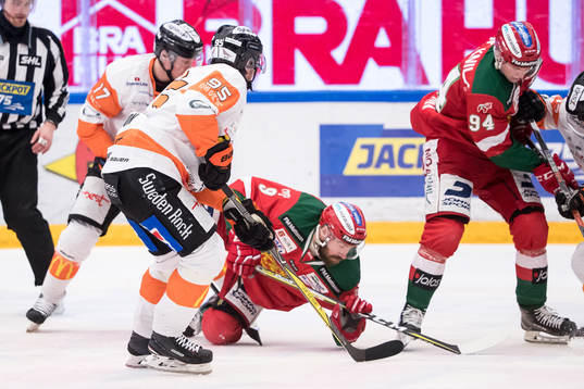 Karlskronas Carl Persson och Moras Andrew Rowe och