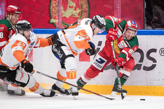 Karlskronas Konstantin Komarek och Joel Kellman och Moras