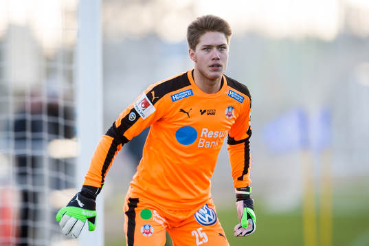 Helsingborgs målvakt Kalle Joelsson