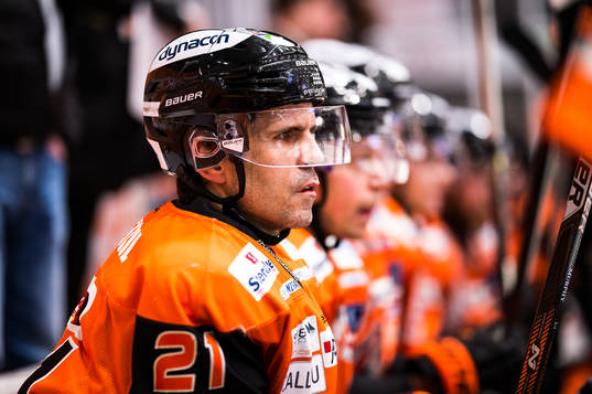 Karlskronas Cory Murphy i båset