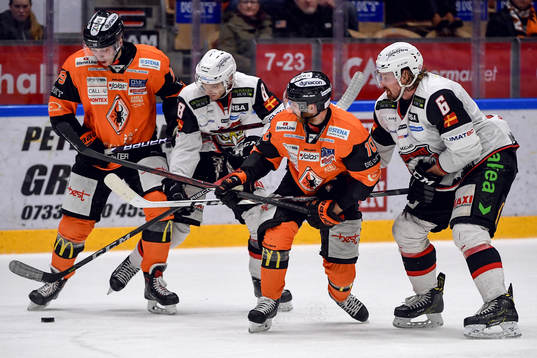 Karlskronas Emil Lundberg och Mattias Guter och Malmö