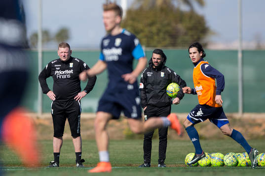 IFK Göteborgs tränare Poya Asbaghi och assisterande