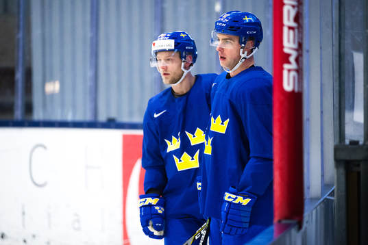 Sveriges Oscar Möller och Joakim Lindström