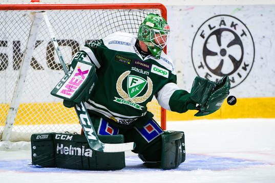 Färjestads målvakt Stefan Steen