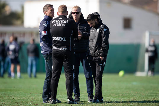 IFK Göteborgs sportchef Mats Gren, chefsscout Olle Sultan,