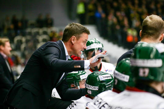 Frölundas tränare Roger Rönnberg