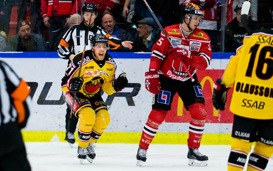 Luleås Patrick Cehlin jublar vid 0-4
