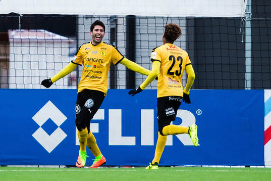 Frejs Luca Gerbino Polo jublar med Joseph Ceesay