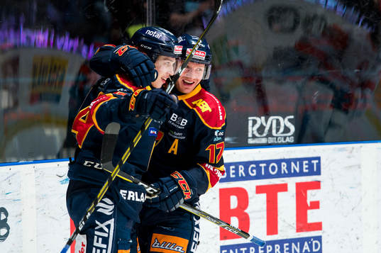 Djurgårdens Lukas Vejdemo jublar